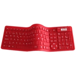 Flexible 2006 mini keyboard, r�d (DANSK layout)